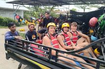 Waterfall Benang Kelambu and river rafting adventure