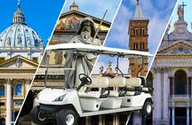 Papal basilicas of Rome private guided tour by golf cart