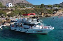 VIP boat trip in Pefkos with swim stops and lunch