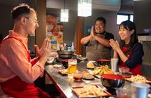 Kyoto udon and tempura cooking class with professional chefs