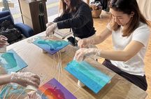 Resin art workshop experience in downtown Ishigaki City