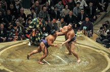Live Sumo tournament in Tokyo