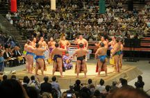 Live Sumo tournament in Tokyo