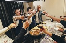 Pasta cooking class and wine tasting with sommelier