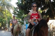 Horse riding on the beach in Gili Trawangan
