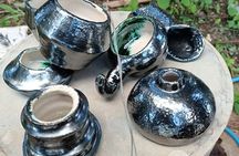 Raku pottery experience with a seasoned professional