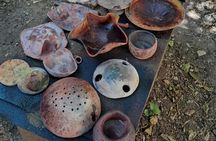Raku pottery experience with a seasoned professional