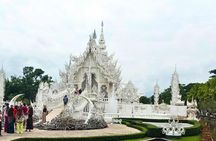 Chiang Rai tour with temples, local hill village and waterfalls