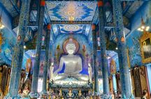 Chiang Rai tour with temples, local hill village and waterfalls