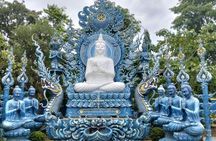 Chiang Rai tour with temples, local hill village and waterfalls