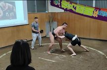 Interactive sumo wrestling experience with meal in Tokyo