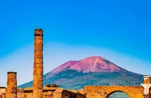 Pompeii and Vesuvius at your pace with bus transfer from Rome