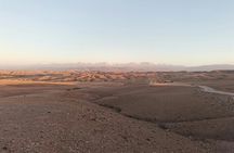 Private sunset tea ceremony in Agafay Desert from Marrakech