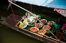 Bangkok evening markets and firefly boat trip on a private adventure
