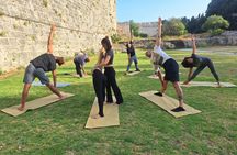 Rhodes Old Town 2-hour outdoor yoga experience at Grand Masters Garden