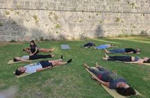 Rhodes Old Town 2-hour outdoor yoga experience at Grand Masters Garden