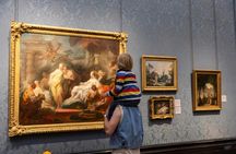 Guided children's art tour at the National Gallery of London