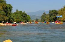 Zipline, caves, kayaking and Blue Lagoon 1 adventure in Vang Vieng