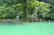 Zipline, rafting, caves, kayaking and Lagoon 3 adventure in Vang Vieng