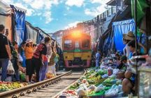 Floating and Railway Market and the Coconut Farm private tour