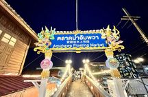 Private tour of Amphawa floating market, railway market and boat ride