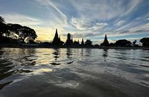 Ayutthaya UNESCO Temples and sunset boat ride private tour