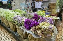 Floral art, Flower Market and temple visit private tour
