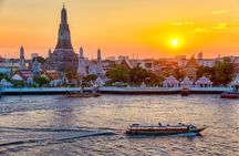 Grand Palace and historic temples private tour with canal boat ride