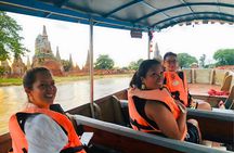 Ayutthaya temples and sunset boat trip on a private adventure
