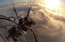 Paratrike flight over Adeje, breathtaking mountains and landscapes