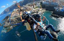 Paratrike journey over Los Gigantes