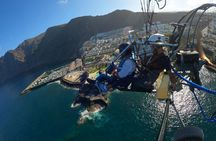 Paratrike journey over Los Gigantes