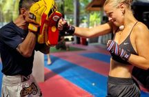 Private Muay Thai boxing class for beginners in Koh Pha Ngan