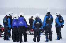 Snowmobile small-group winter safari with BBQ from Rovaniemi