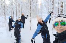Snowshoe small-group adventure with BBQ at Vikaköngäs from Rovaniemi