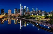 Panoramic night bus tour of Philadelphia