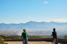 E-bike on Vesuvius among volcanic landscapes