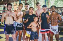 Private Muay Thai boxing class for beginners in Pai
