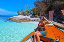 Koh Lipe island hopping by private longtail boat with snorkel