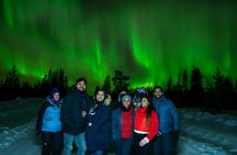 Private guaranteed northern lights expedition from Levi