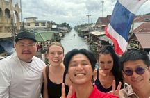 Damnoen Saduak and Maeklong Railway Market tour with private transport