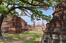 Guided tour of Ayutthaya with cable car and temple visits