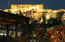 Dinner and wine pairing with Acropolis view