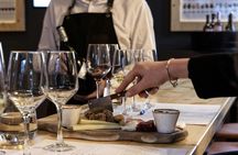 Greek white wine tasting beneath the Acropolis