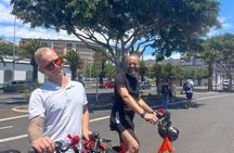 1.5-hour bike tour through Santa Cruz de Tenerife with e-bike option