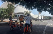 1.5-hour bike tour through Santa Cruz de Tenerife with e-bike option