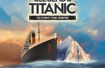 The Legend of the Titanic exhibition ticket at Dock X