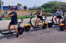 Electric scooter tour in Jan Thiel area
