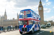 London vintage bus tour with afternoon tea
