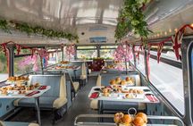 London vintage bus tour with afternoon tea